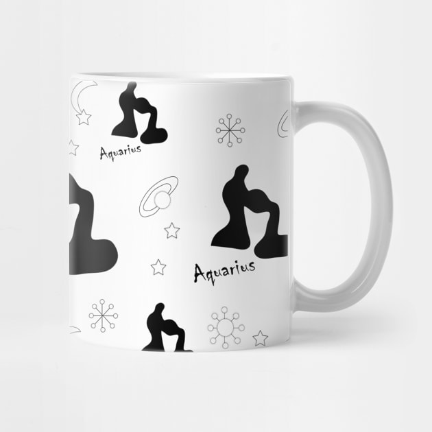 Aquarius, ,3, Zodiac, Astrology, Horoscope, Stars, Sun-and-moon, Birthday, Valentines-day, Holidays, xmas, valentines, valentines-gift, valentinesday, by PrintedDreams